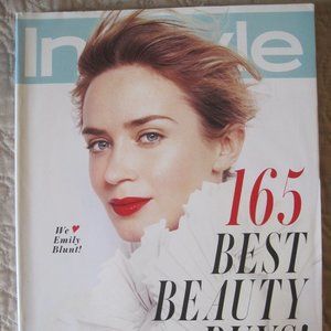 INSTYLE MAGAZINE EMILY BLUNT MAY 2013 *